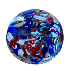 Vintage Italian glass art paperweight